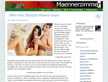 Tablet Screenshot of maennerzimmer.net